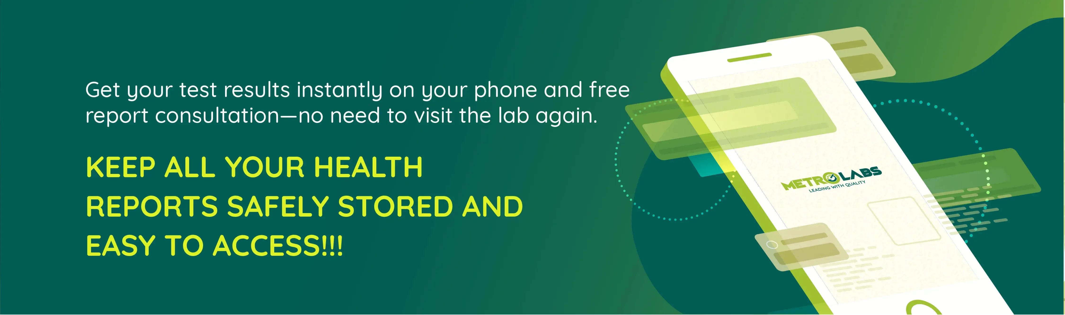 MetroLabs App Banner